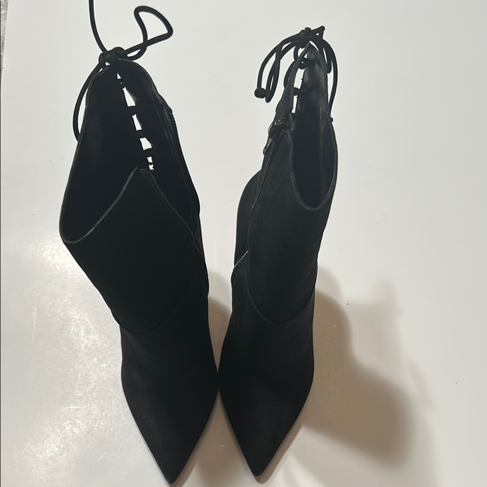 Aldo Black Lace Up Boots for Stylish Comfort
